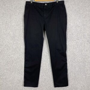 Spoke Pants Mens 36x31.5 Black Sharps Chino Build A